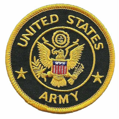 United States Army Patch Iron On US Military Patch Country Pride Badge Emblem 3"