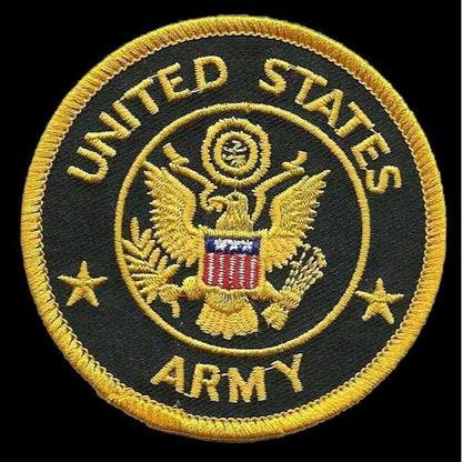 United States Army Patch Iron On US Military Patch Country Pride Badge Emblem 3"